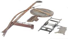 老式木质纺纱套件